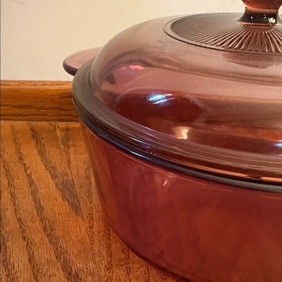 Vintage Pyrex / Corning Amethyst Purple Glass Casserole Bowl w/ Lid #1148 MCM - Picture 17 of 17